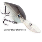 BassMooch Z Boss 22 Crankbaits Gizzard Blue Green