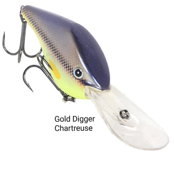 BassMooch Z Boss 08 Crankbaits Gold Digger Chartreuse