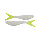 Cross Bait Wack'm Boot Tail White Chartreuse Tail