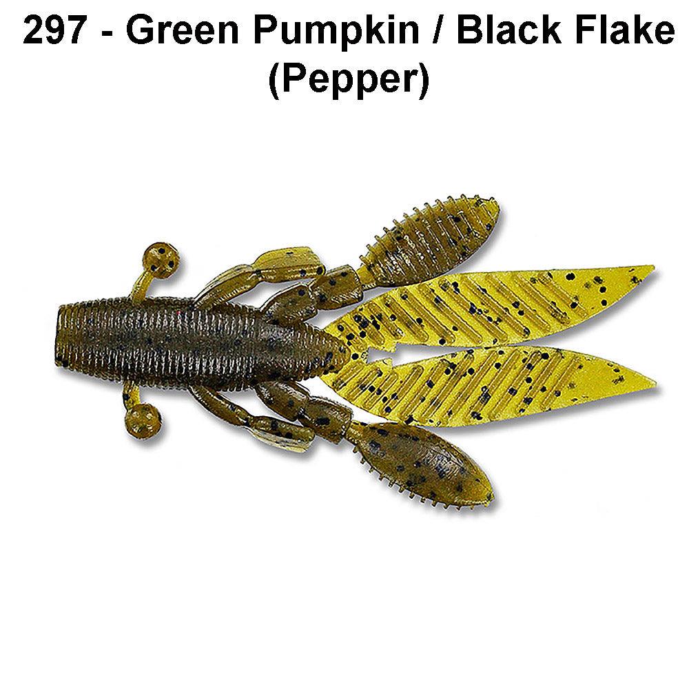 Yamamoto Flappin Hog 3.75" Green Pumpkin w/ Black Flake