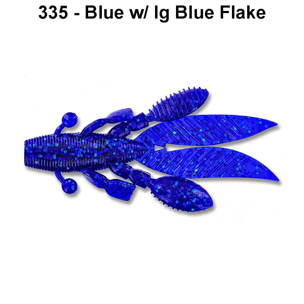 Yamamoto Flappin Hog 3.75" Blue w/Large Blue Flake
