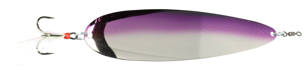 Nichols Lures 8" Ben Parker Magnum Flutter Spoon Lavender Shad