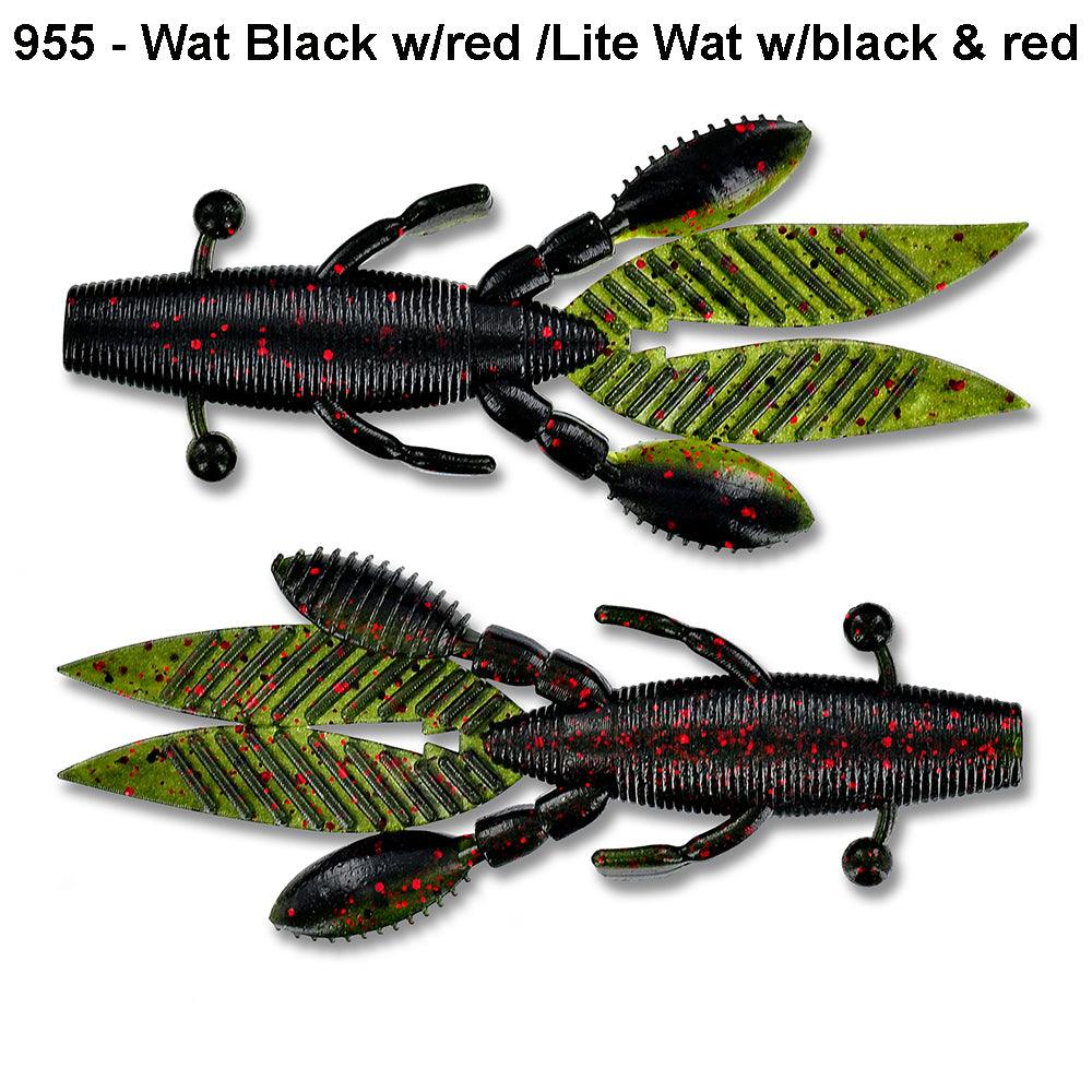 Yamamoto Flappin Hog 3.75" Watermelon w/Black & Red