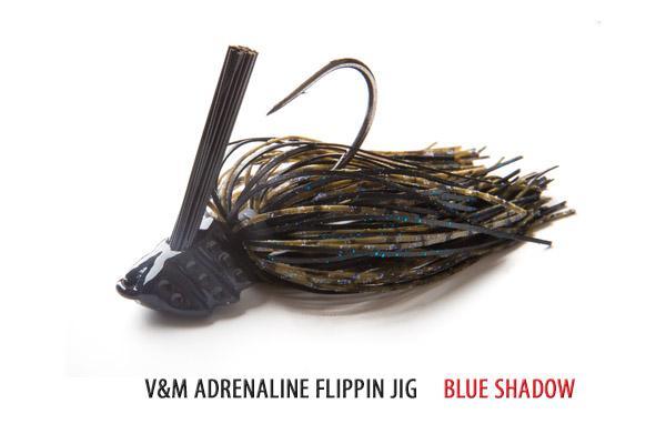 V&M Cliff Pace The Adrenaline Pacemaker Flippin Jig Blue Shadow