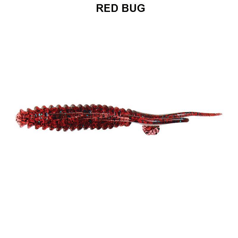 Gene Larew 3.5" Biffle Bug Jr. 8pk red bug