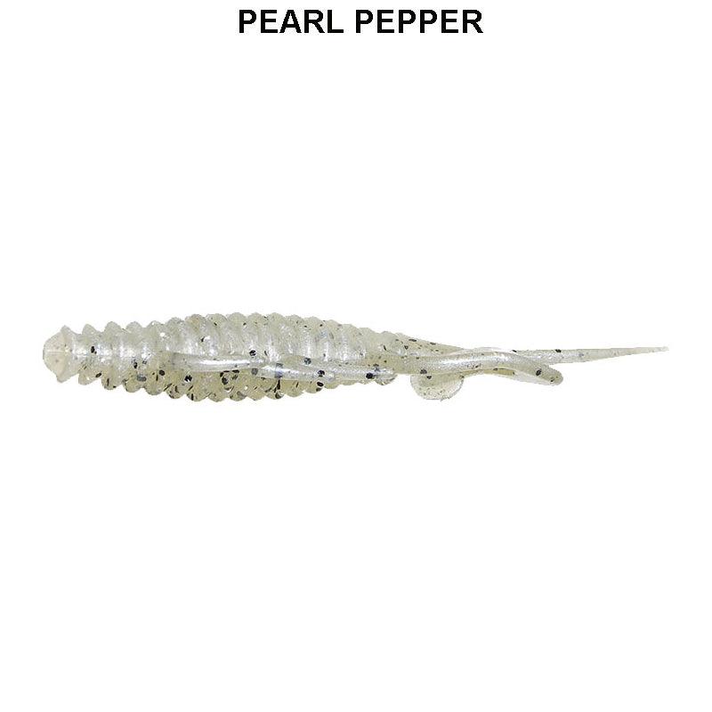 Gene Larew 3.5" Biffle Bug Jr. 8pk pearl pepper