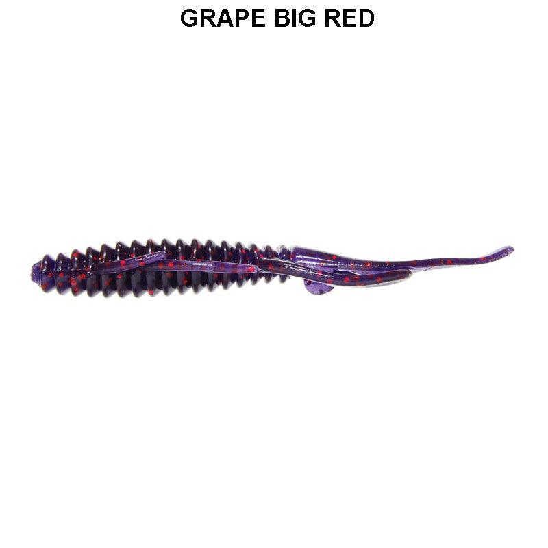 Gene Larew 3.5" Biffle Bug Jr. 8pk grape big red