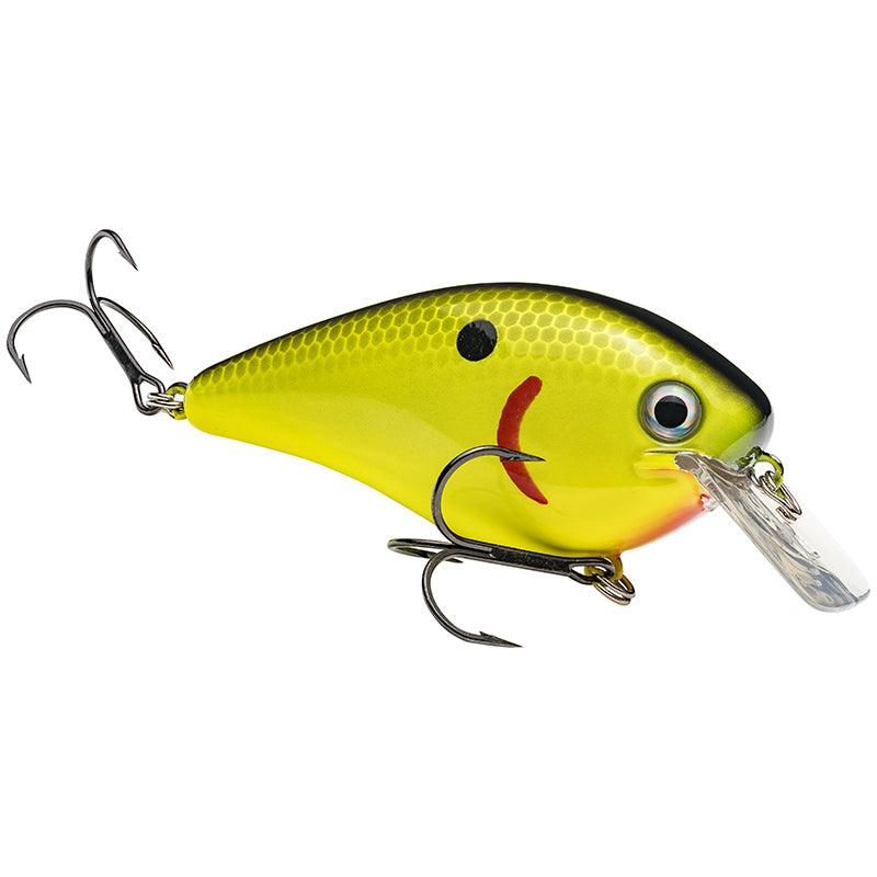 Strike King KVD 4.0 Magnum Squarebill Crankbait Black Back Chartreuse