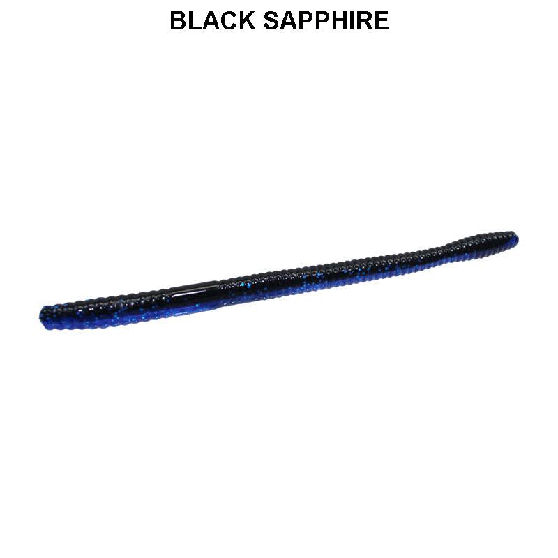 Zoom Magnum Trick Worm 8pk Black Sapphire 100 **
