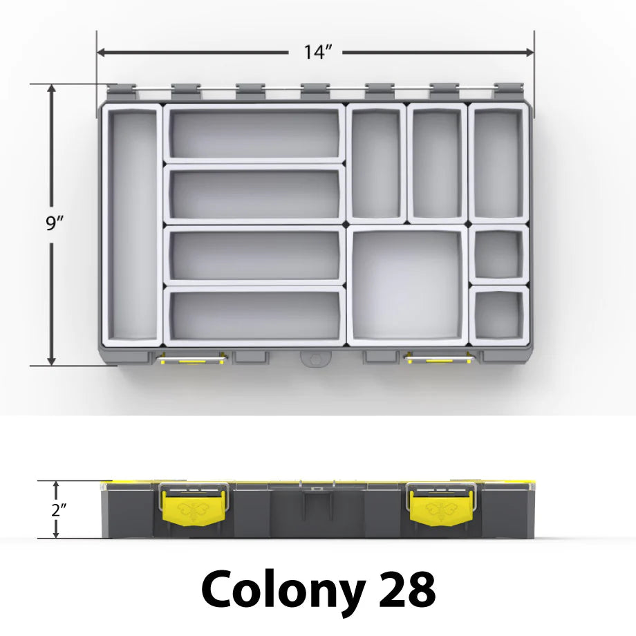 Buzbe Colony 28 Modular Tackle Box – Tackle Addict