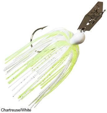 Z Man Original Chatterbait Chartreuse White Gold Blade 3 8 oz