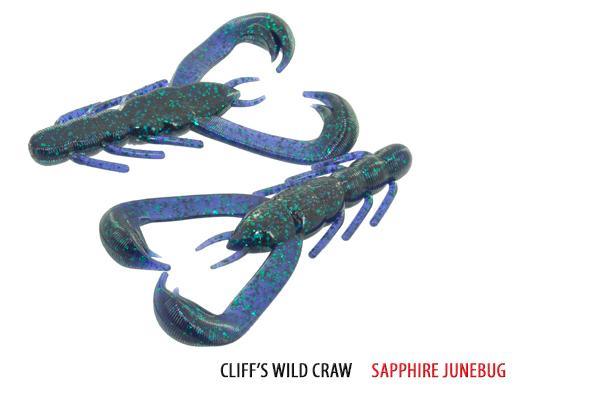 V&M Wild Craw Jr. Sapphire Junebug**