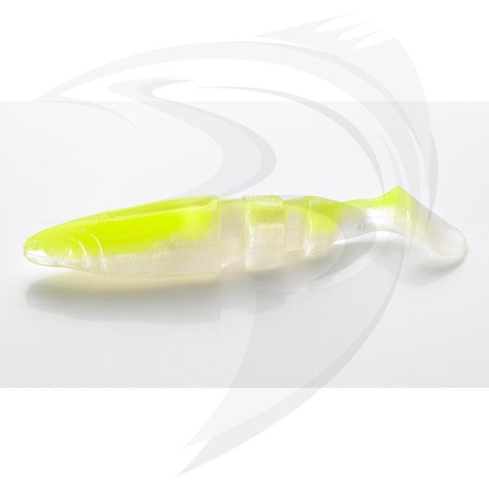 Lake Fork Trophy Lures Boot Tail Magic Shad 3.5" Chartreuse Pearl