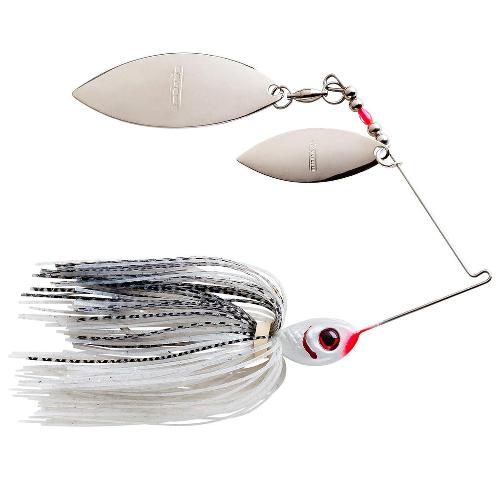 Booyah Blade Double Willow Spinnerbait Silver Shad DBL Wil Sil Sil 3 8oz
