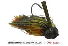 V&M Pacemaker Flatline Football Jig Candy Bluegill (D) 5 8oz