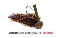V&M Pacemaker Flatline Football Jig Super Craw 5 8oz
