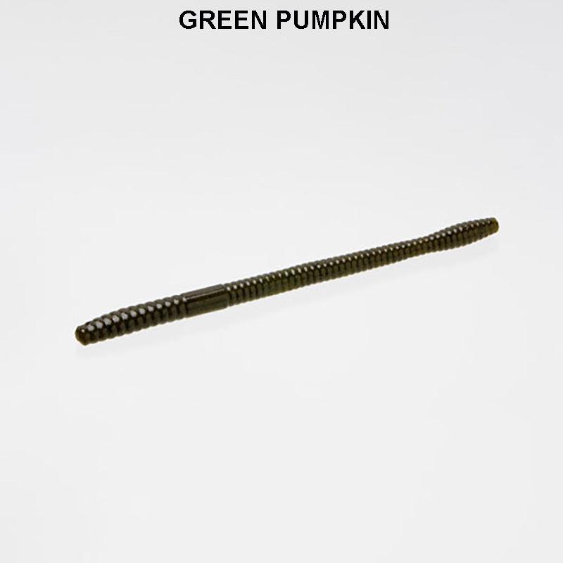 Zoom Magnum Trick Worm 8pk Green Pumpkin 025 **
