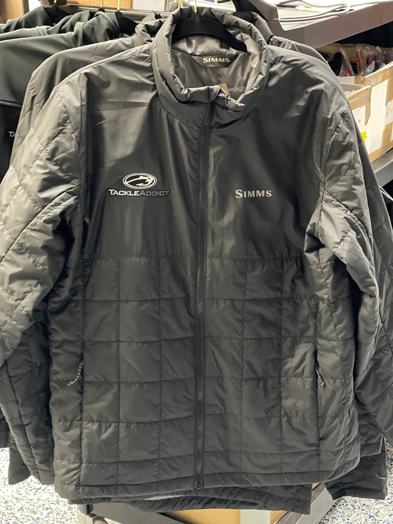 Simms Fall Run Collarded Jacket With Tackle Addict logo