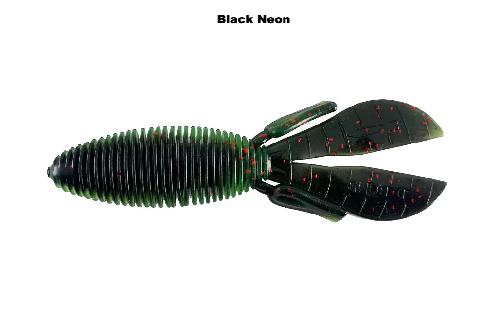 Missile Baits D Bomb Black Neon 4" - 6pk