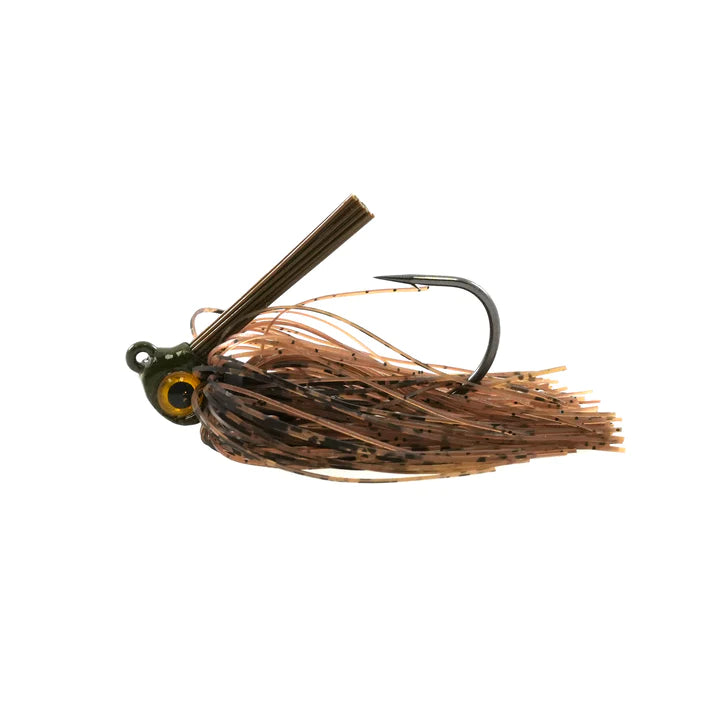 Missile Baits Ike's Mini Swim Jig Green Pumpkin 7 16oz