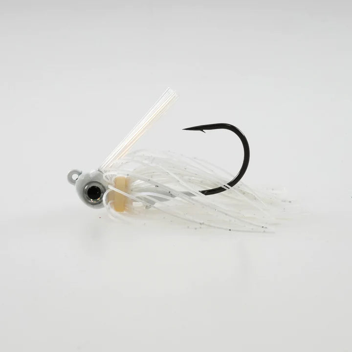 Missile Baits Ike's Mini Swim Jig Pearl White 5 16oz