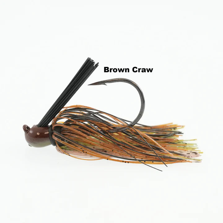 Missile Baits Ike's Mini Flip Jig Brown Craw 3 8oz