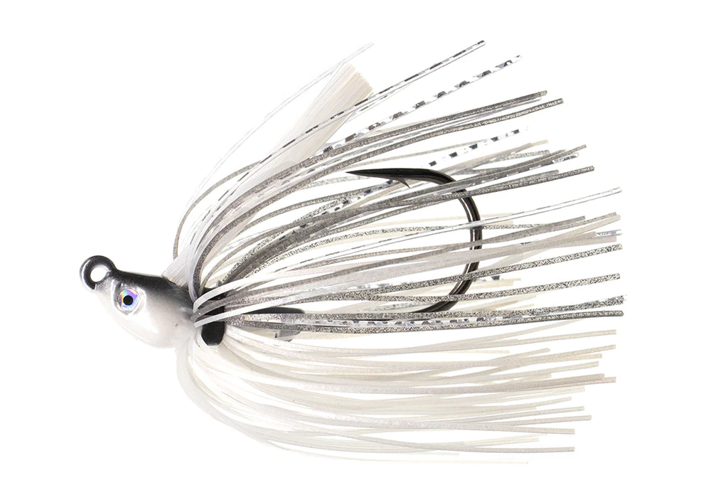 Dirty Jigs No-Jack Swim Jig Pearl Ghost Shiner