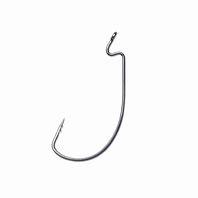 25 Pack VMC 4/0 FastGrip Wide Gap Hooks - Black Nickel Bulk Fishing Hooks For Bass & Saltwater