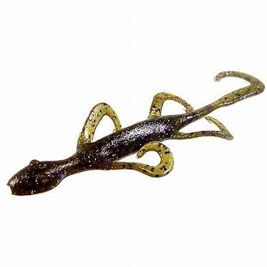 Zoom Lizards 6" Green Pumpkin Purple Gold 249 **