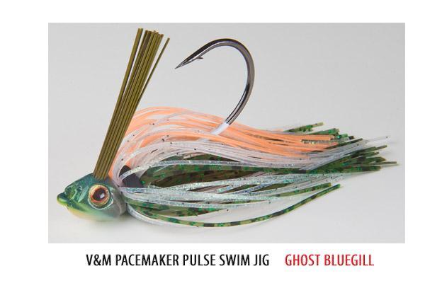 V&M Pacemaker Pulse Swim Jig Ghost Bluegill