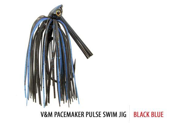 V&M Pacemaker Pulse Swim Jig Black Blue
