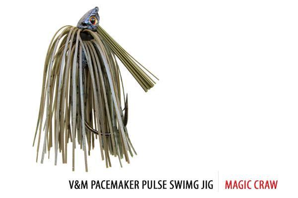 V&M Pacemaker Pulse Swim Jig Magic Craw