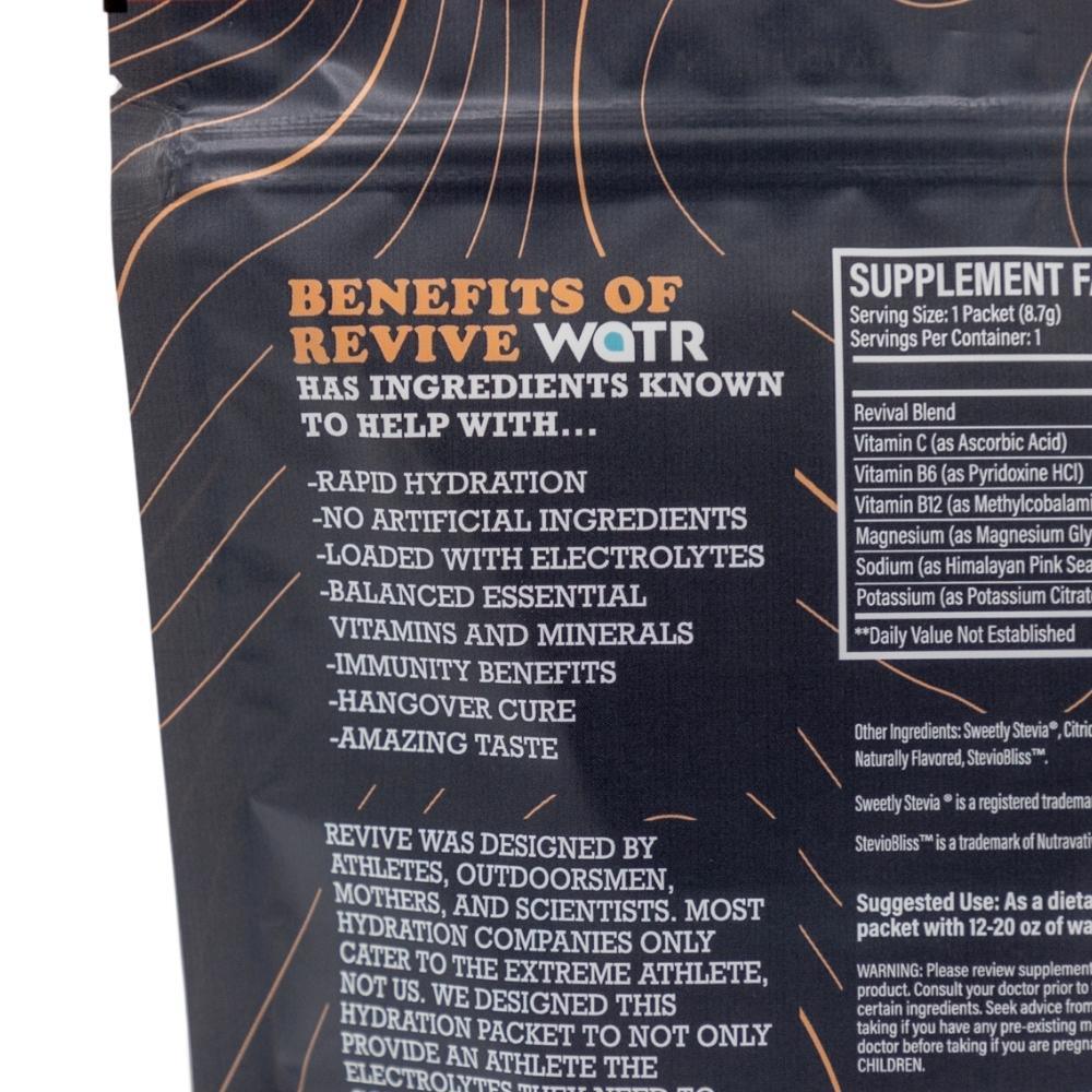Watr Revive Accelerated Hydration Drink Water Additive