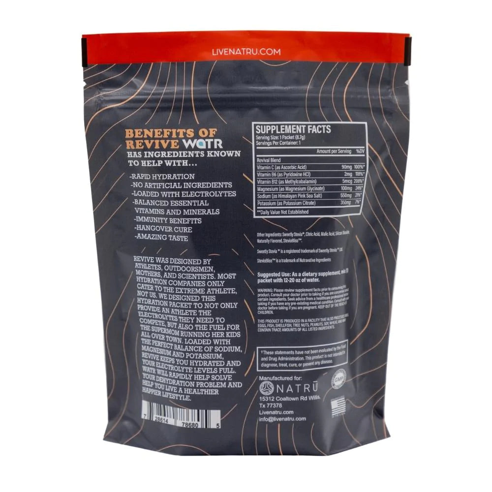 Watr Revive Accelerated Hydration Drink Water Additive