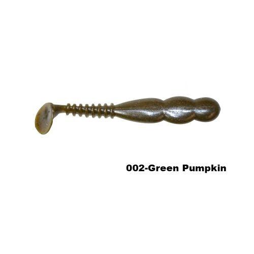 Reins 4″ Fat Rockvibe Shad Green Pumpkin