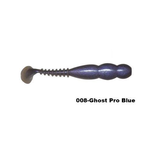 Reins 4″ Fat Rockvibe Shad Ghost Pro Blue