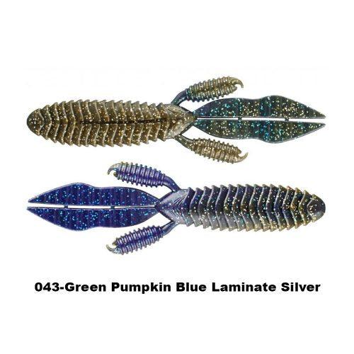 Reins Punchin’ Predator Green Pumpkin Blue Laminate Silver