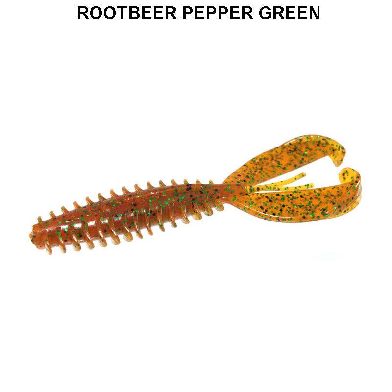 Zoom Z Craw Rootbeer Pepper Green