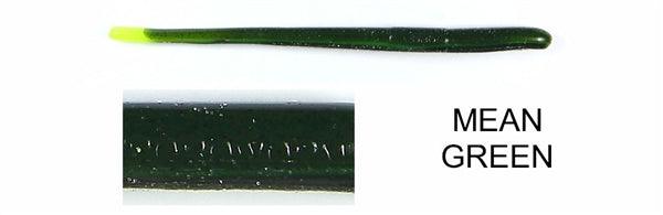 Roboworm Straight Tail 4.5" Mean Green