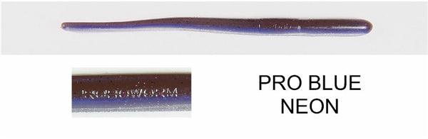 Roboworm Straight Tail 4.5" Pro Blue Neon