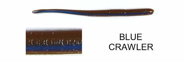 Roboworm Straight Tail 4.5" Blue Crawler