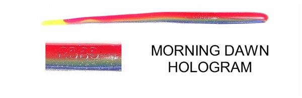 Roboworm Straight Tail 4.5" Morning Dawn Hologram