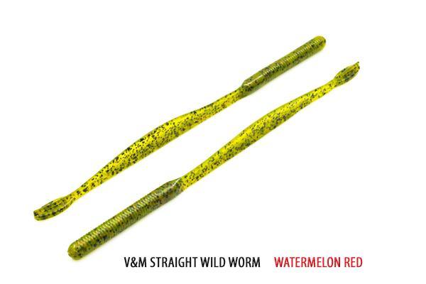 V&M Straight Wild Worm Watermelon Red**