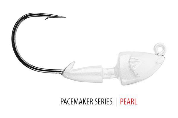 V&M Pacemaker Swimbait Head (D) Pearl 1oz