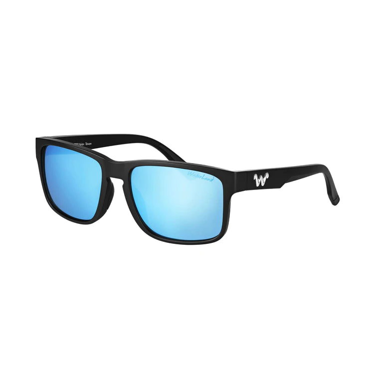 Waterland Fishing Sunglasses Sobro Black Blue Mirror Poly
