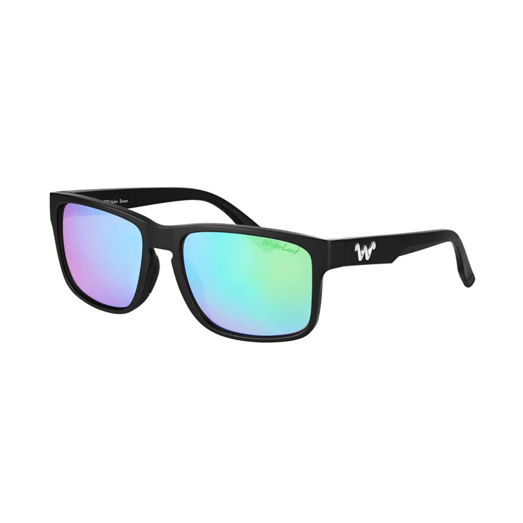 Waterland Fishing Sunglasses Sobro Black - Green Mirror Poly