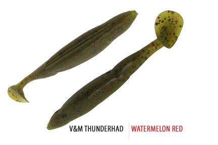 V&M Thunder Shad JR Watermelon Red**