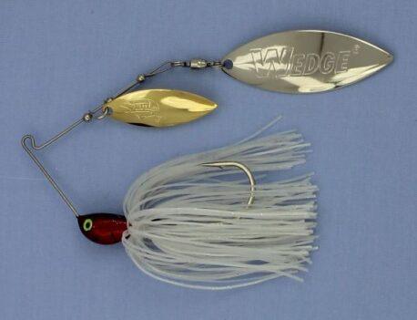 Stanley Code Red Vibra-Wedge Spinner Bait White 3 8oz Double Willow