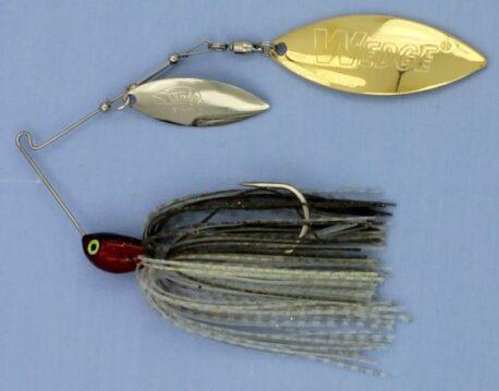 Stanley Code Red Vibra-Wedge Spinner Bait Hickory Shad Double Willow