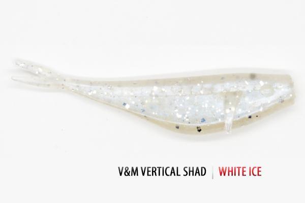 V&M Vertical Shad White Ice